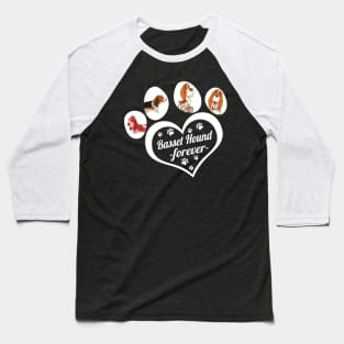 Basset Hound forever dog lover Baseball T-Shirt